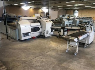 Book sewing machine